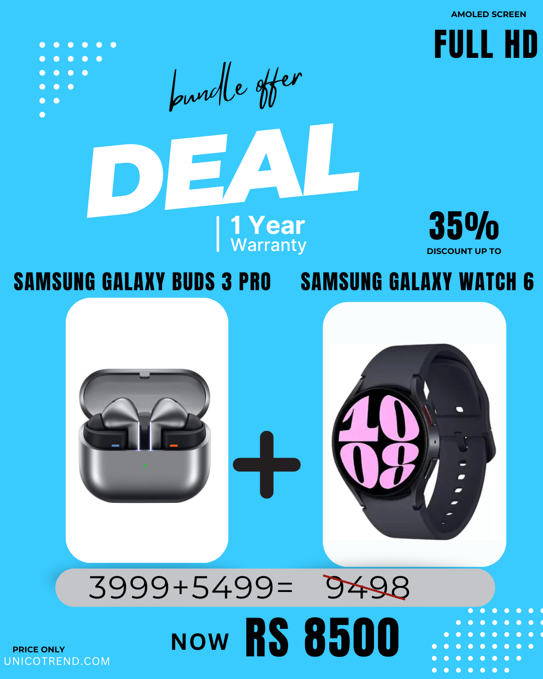 DEAL 3 ( BUDS 3 PRO + WATCH 6 )