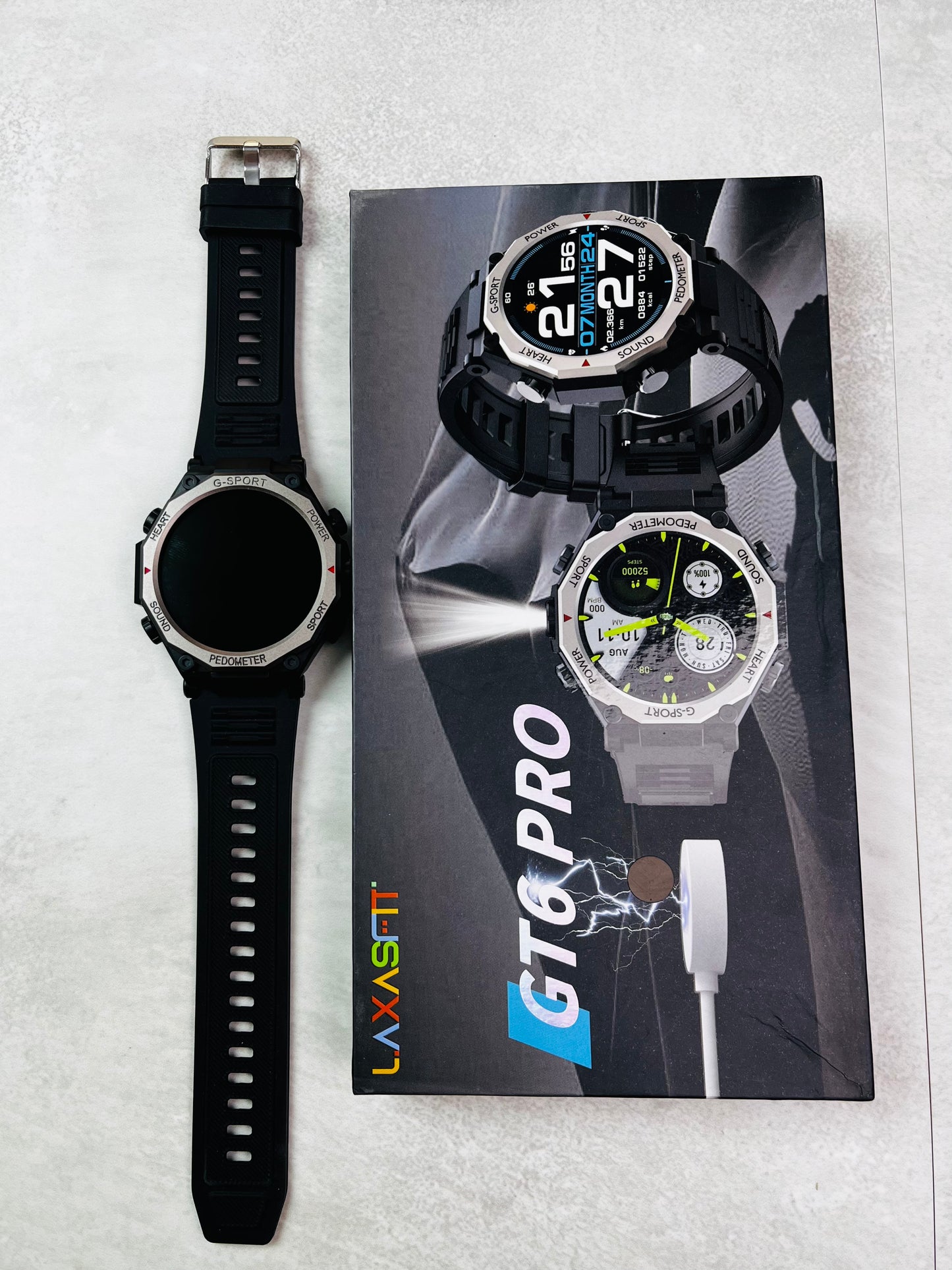 GT6 PRO SPORTS WATCH + FREE LEATHER STRAP
