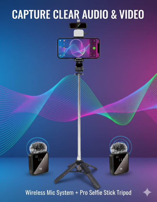 DEAL 1 (SELFIE STICK + MICROPHONE)