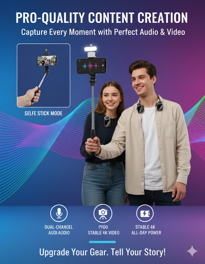 DEAL 1 (SELFIE STICK + MICROPHONE)