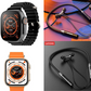 T800 ULTRA OR T900 ULTRA SMART WATCH+LENEVO NECK BAND
