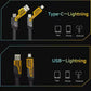 4 In 1 Multi USB PD Charging Cable (Type-C To C, C To Lightning, USB To C, USB To Lightning)