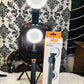 ULTRA 6 IN 1 SELFIE STICK + TRIPOD STAND 360° ROTATION BLUETOOTH REMOTE + LIGHT
