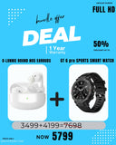 DEAL 9 ( O-Lonnie AirPods + GT6 Pro Sports Watch )