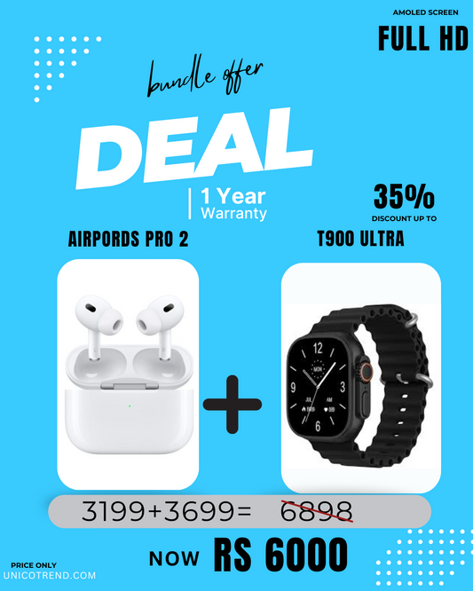 DEAL 2 ( AIRPODS PRO 2 + T900 ULTRA )